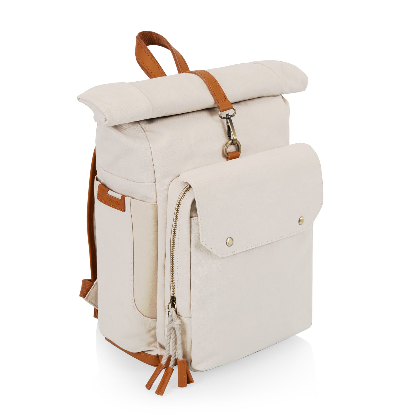 Carmel Roll Top Picnic Backpack Cooler with Components