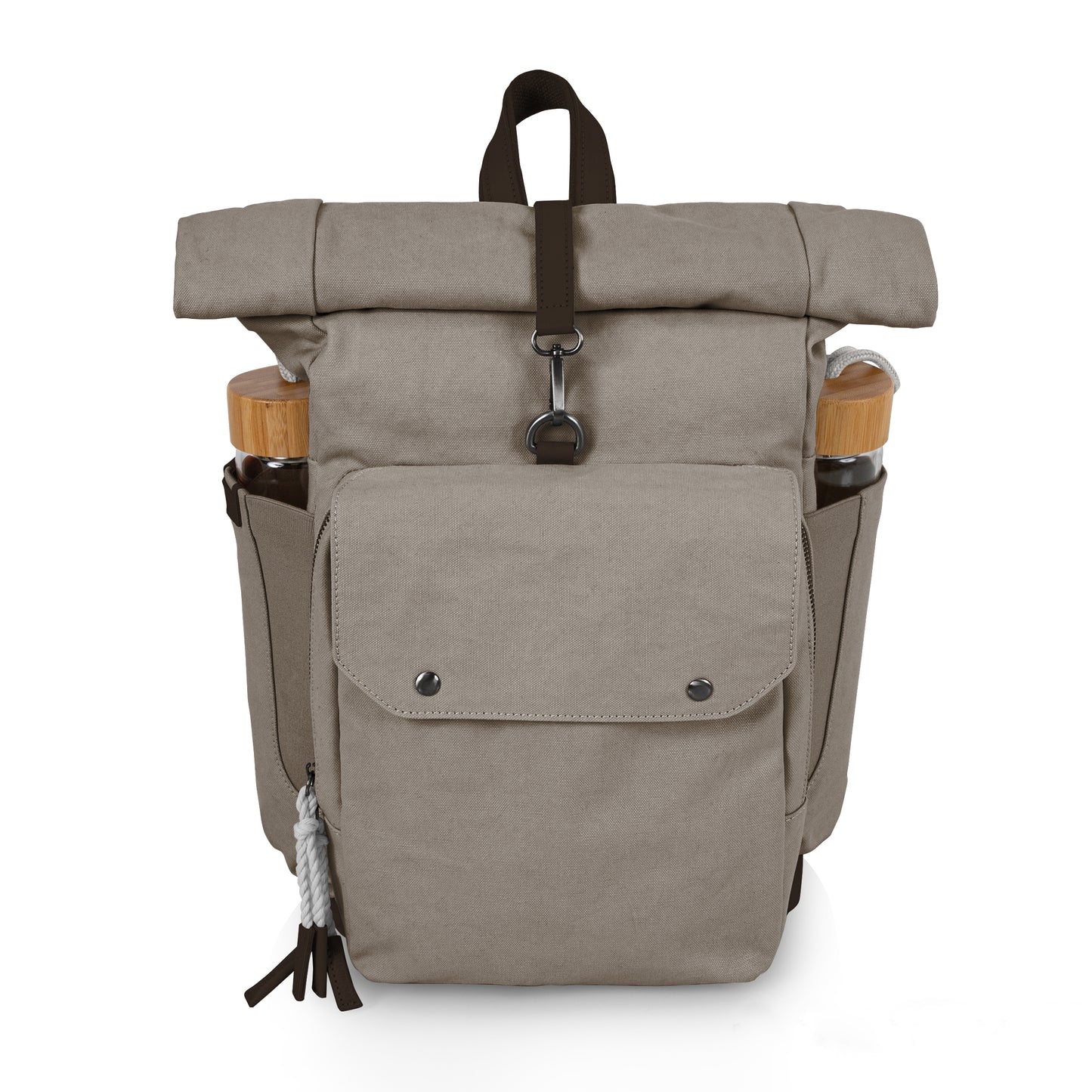 Carmel Roll Top Picnic Backpack Cooler with Components