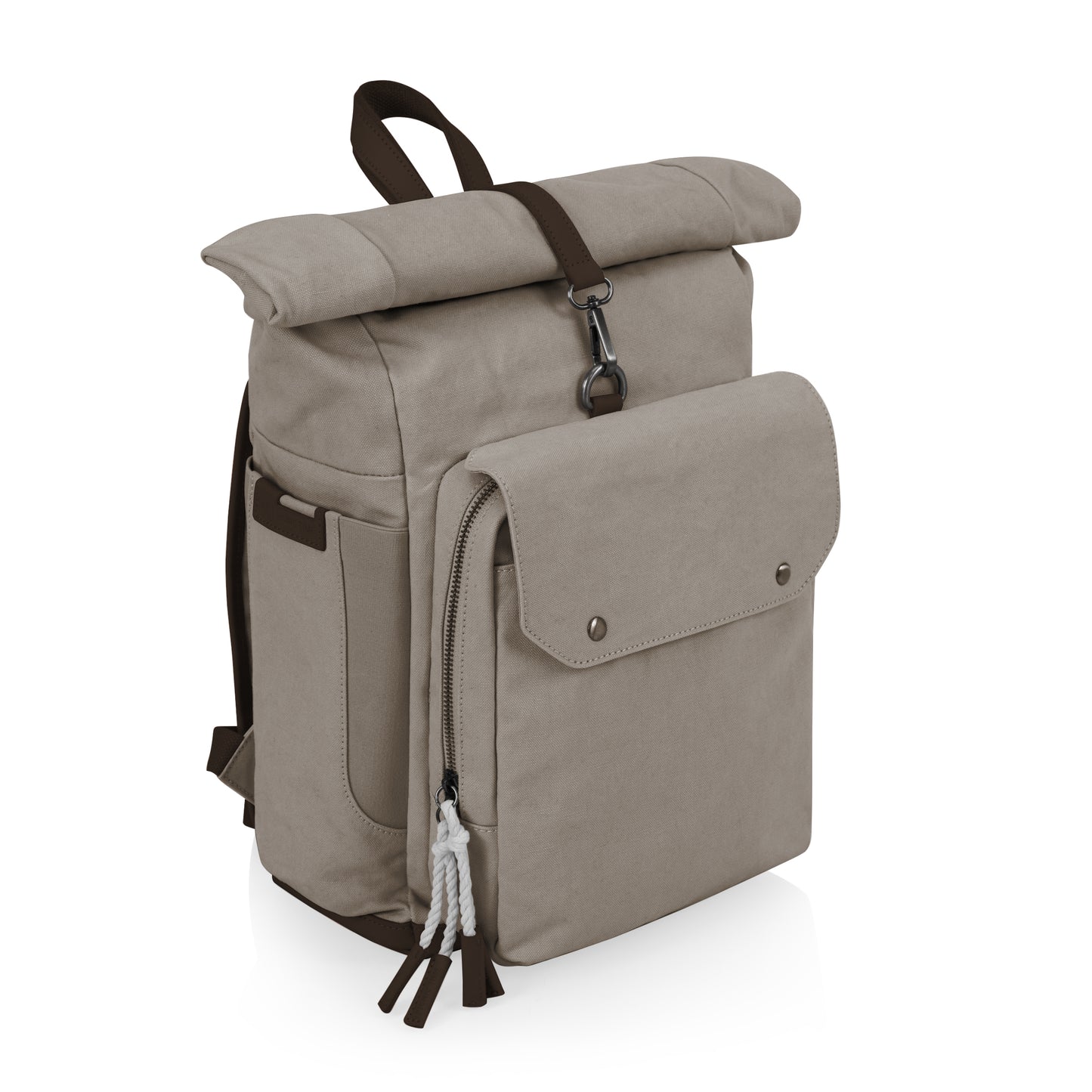 Carmel Roll Top Picnic Backpack Cooler with Components
