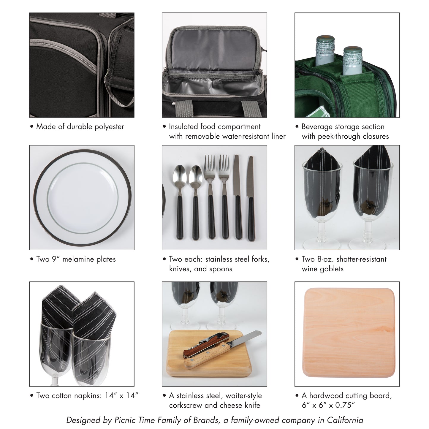 Malibu Picnic Basket Cooler