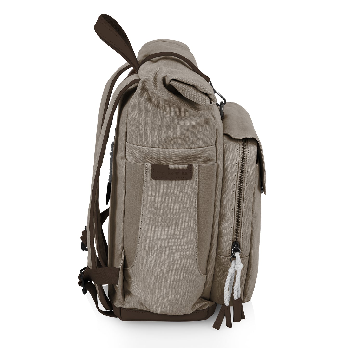 Carmel Roll Top Picnic Backpack Cooler with Components