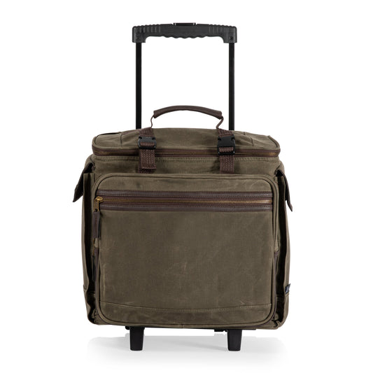 Somm 12 Bottle Insulated Wine Bag with Rolling Cart